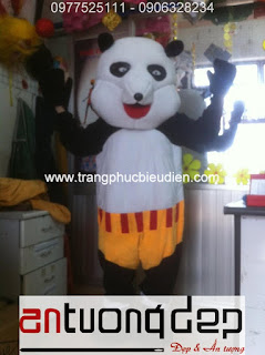 thanh lý mascot panda kungfu