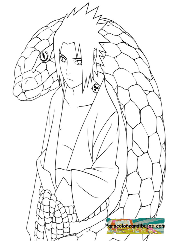 ... Naruto para colorear. Dibujos infantiles de Naruto. Colorear Naruto