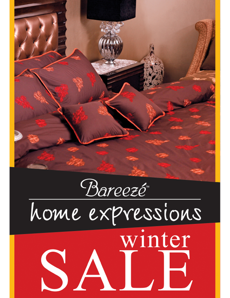 Bareeze Home Expressions Winter SALE Advertising Today