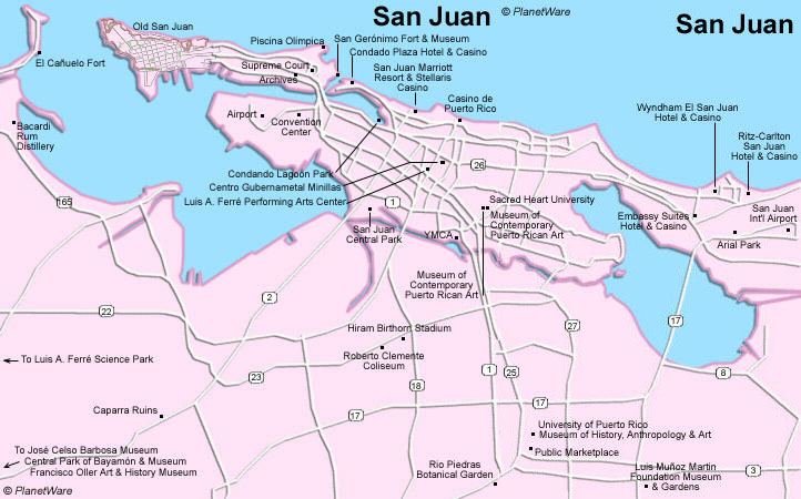 port of san juan puerto rico map