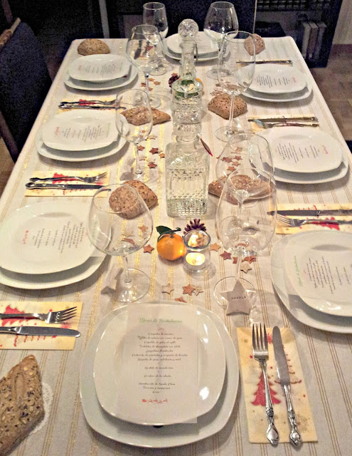 Decoración mesa de Nochebuena / Navidad - Shalakadulah