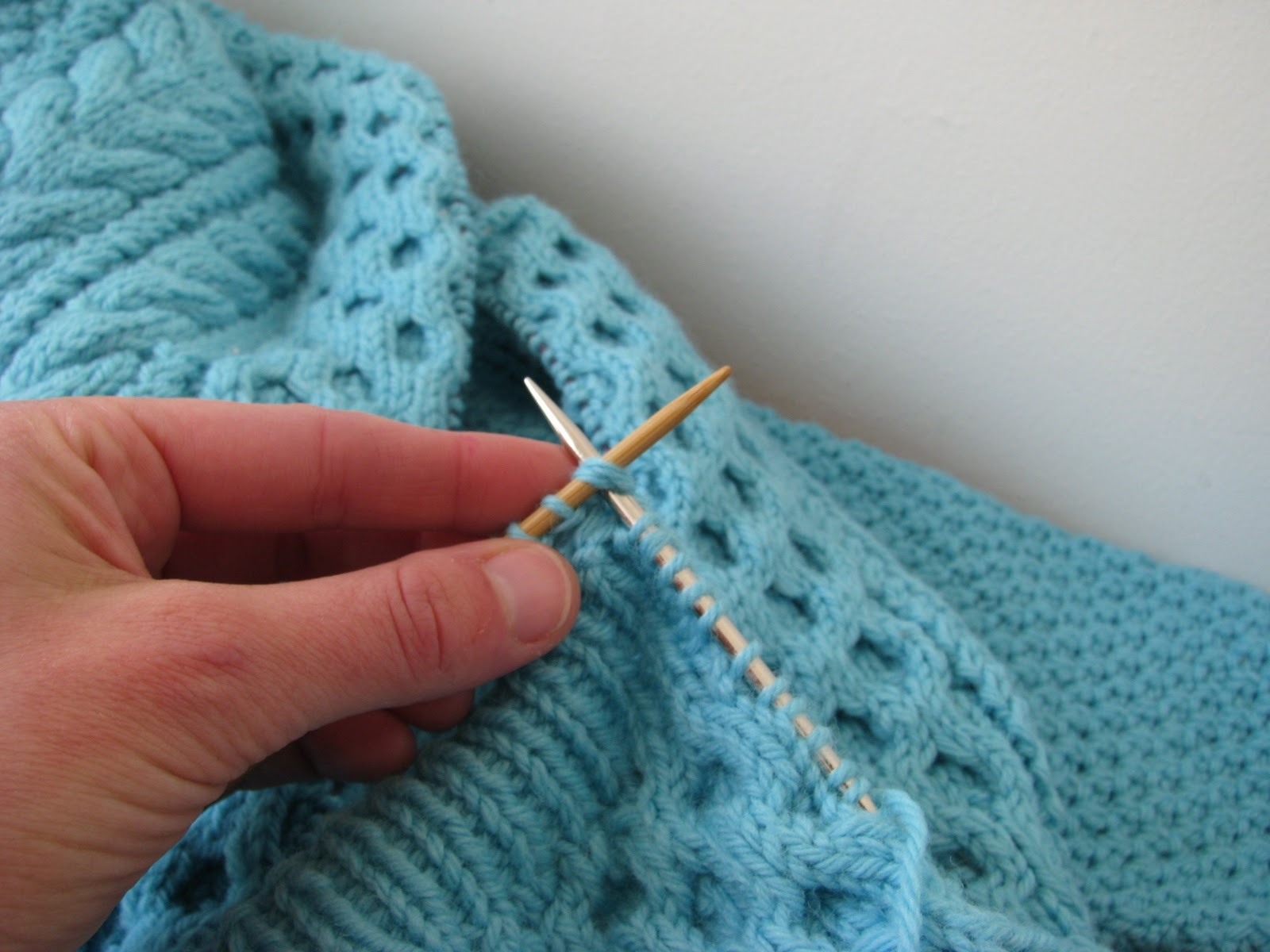 pleximama: A Half Tutorial: Garter Stitch Border