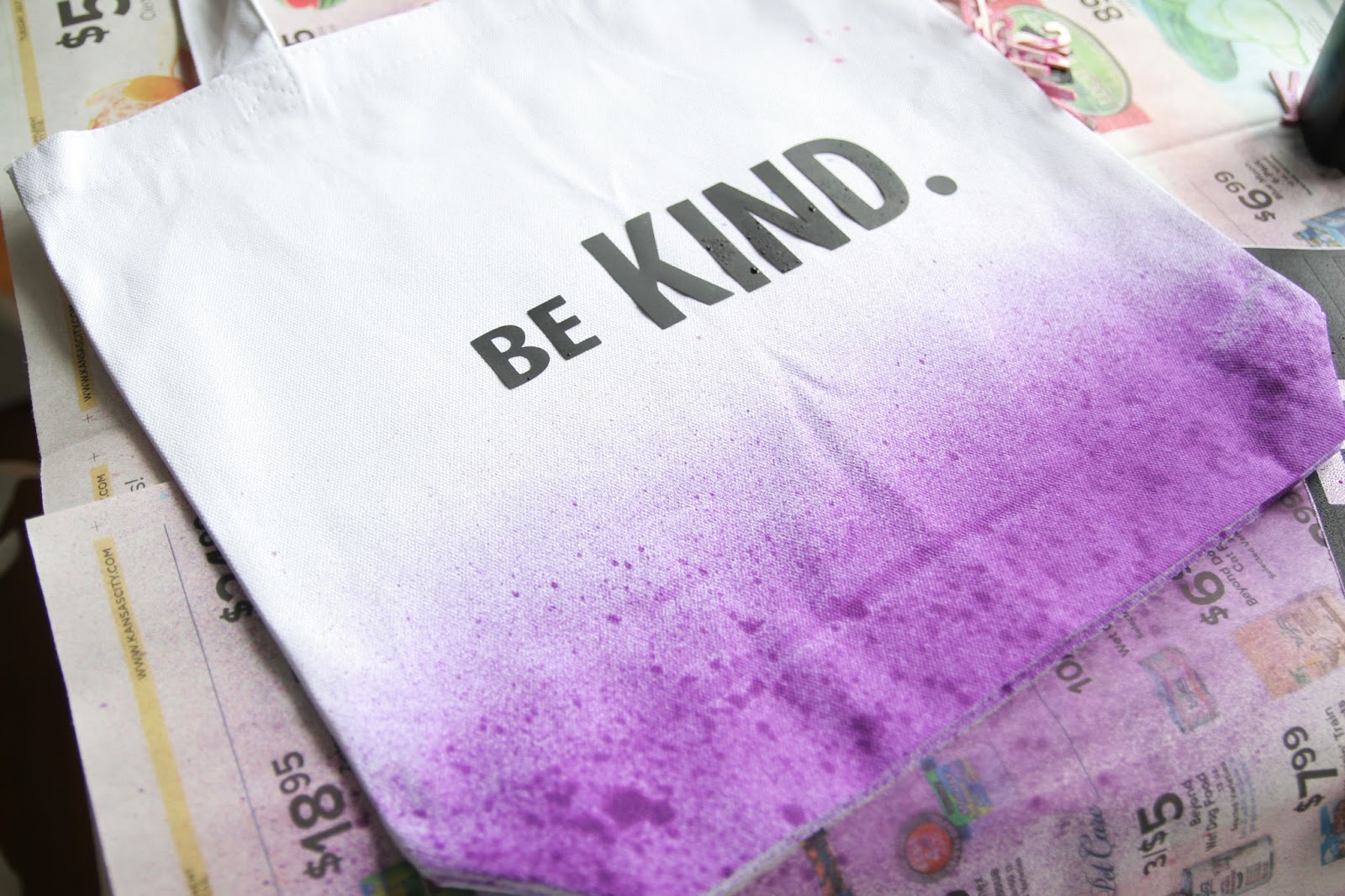 Tie Dye Sprayed Canvas Bags Homemade Ginger