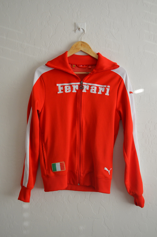 fashion jacket on sale, Ferrari Puma Red Jacket on Sale, High End Fashion Jacket on Sale