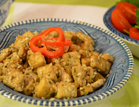 Cubinhos de Tofu com Gergelim Cubinhos de Tofu com Gergelim (vegana)