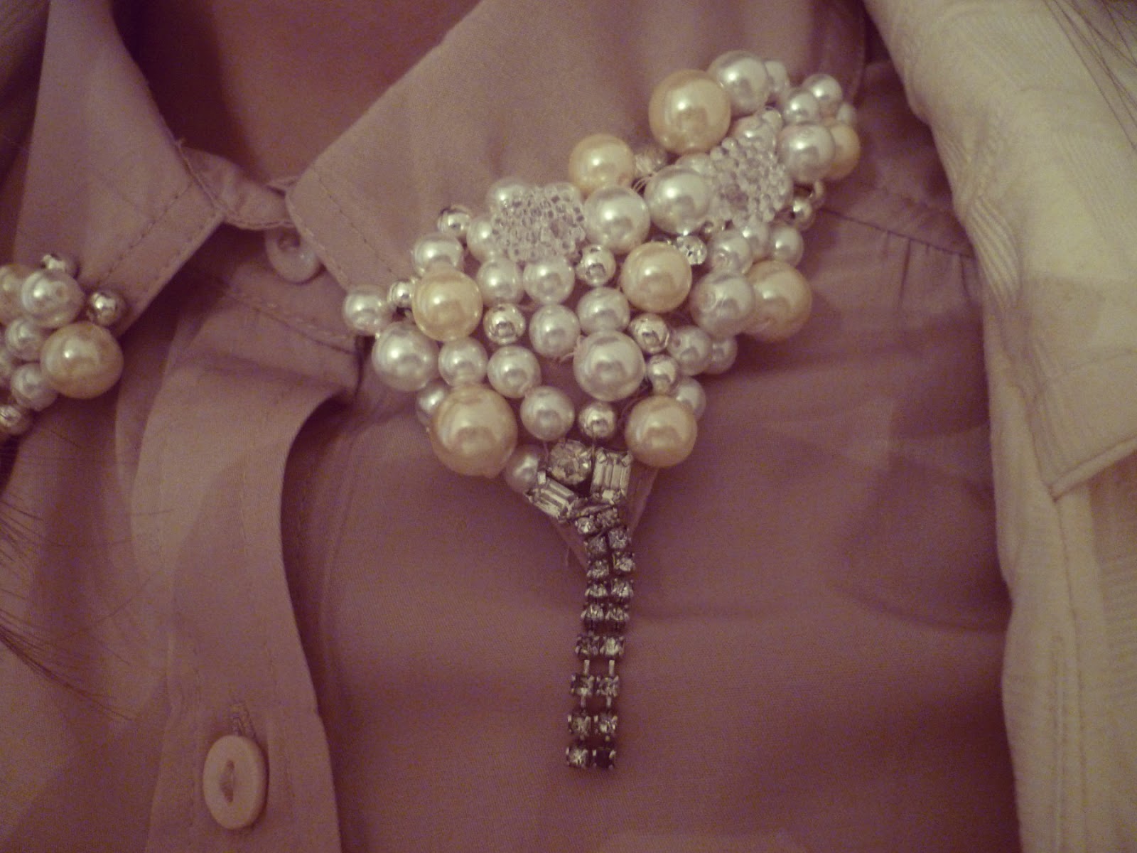 DIY pearl collar Lulu Girlscene