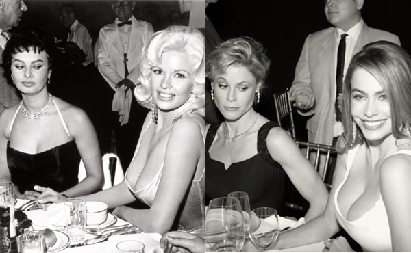 Chi è Jayne Mansfield, la donna nella foto con Sophia Loren