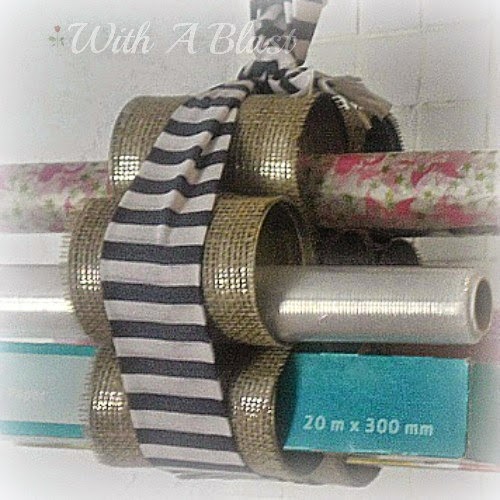 DIY Hanging Wraps Holder