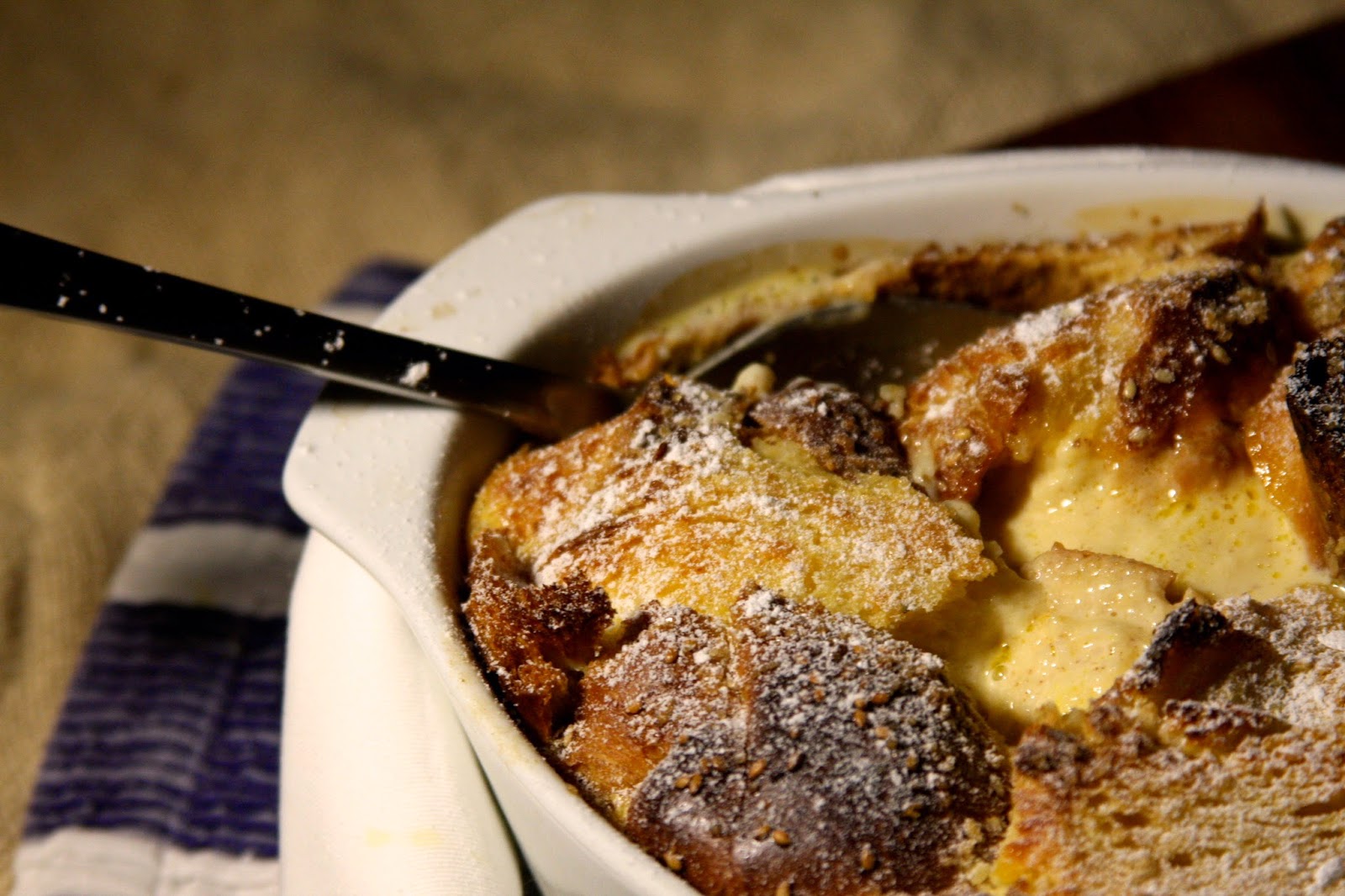 Brioche bread and butter pudding Chic & Salt