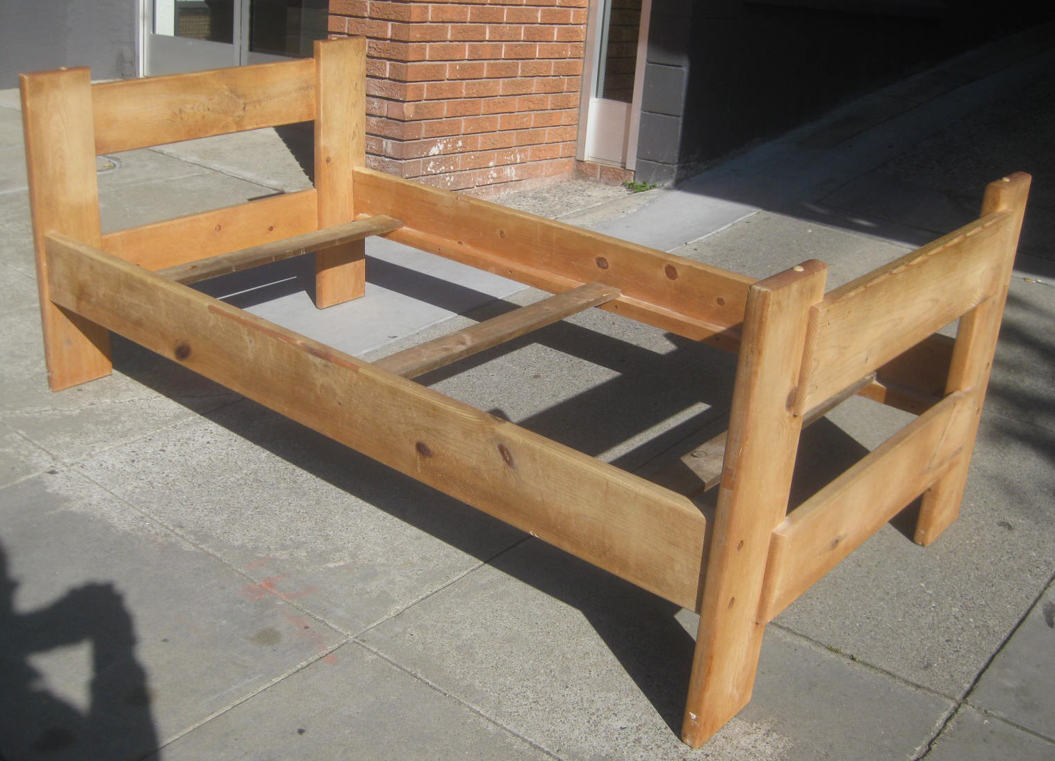 Uhuru Furniture Collectibles Sold Pine Twin Bed Frame 45 Sold Pine Twin Bed Frame 45