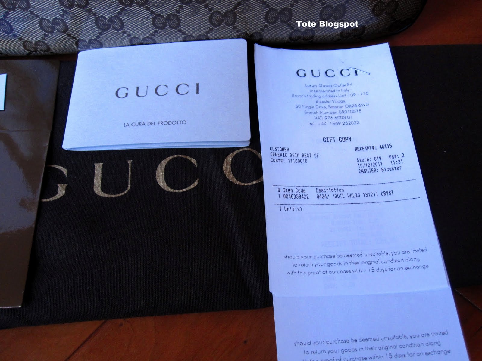 Tote to Toe GUCCI SLING BAG