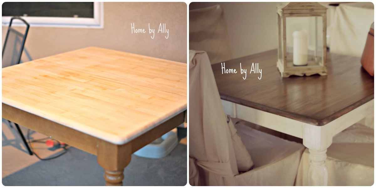 Home by Ally Kitchen Table Redo