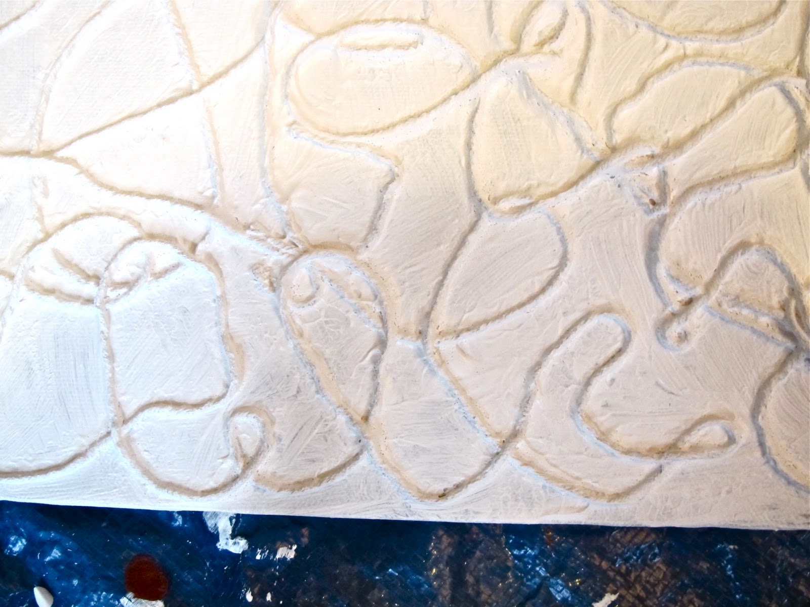 BluKatKraft: DIY Simple Textured Wall Art with String!
