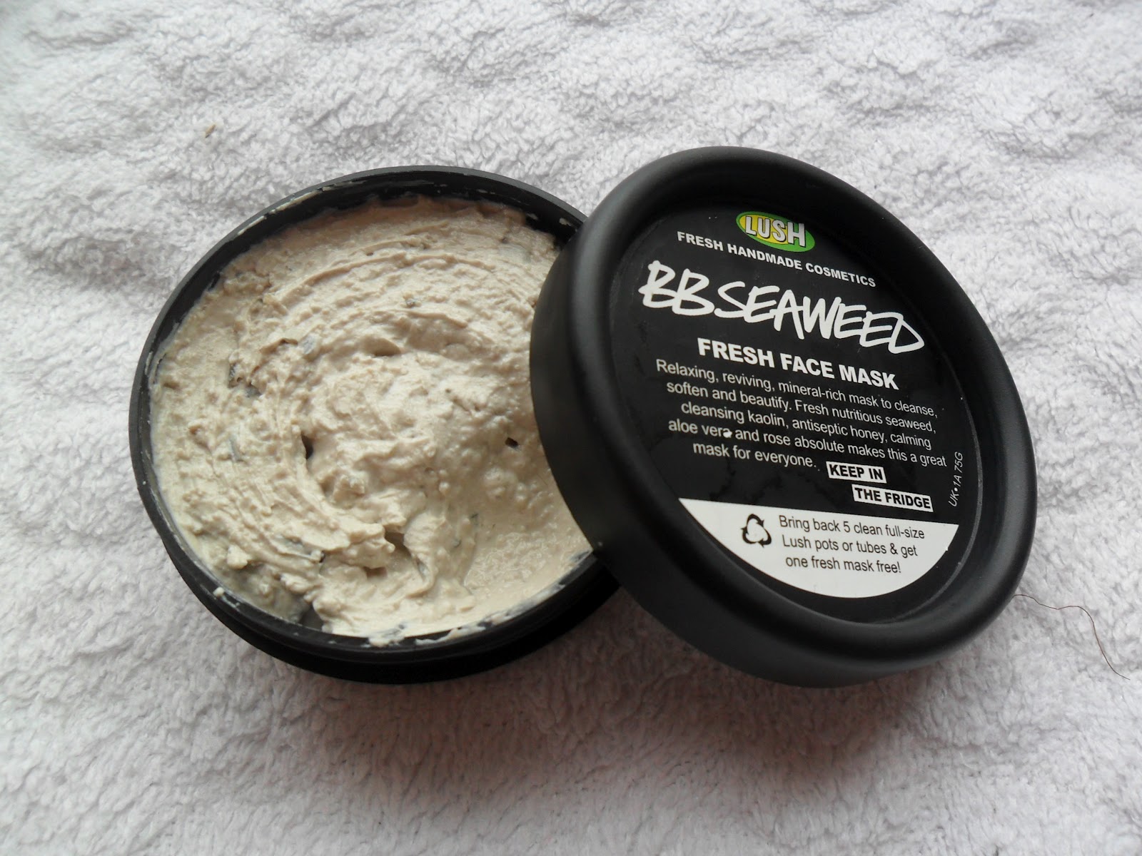 Ace Stace Beauty Lush Seaweed Fresh Face Mask