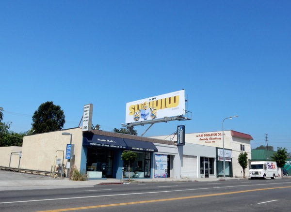 Minions film billboard Westwood Boulevard Minions film billboard