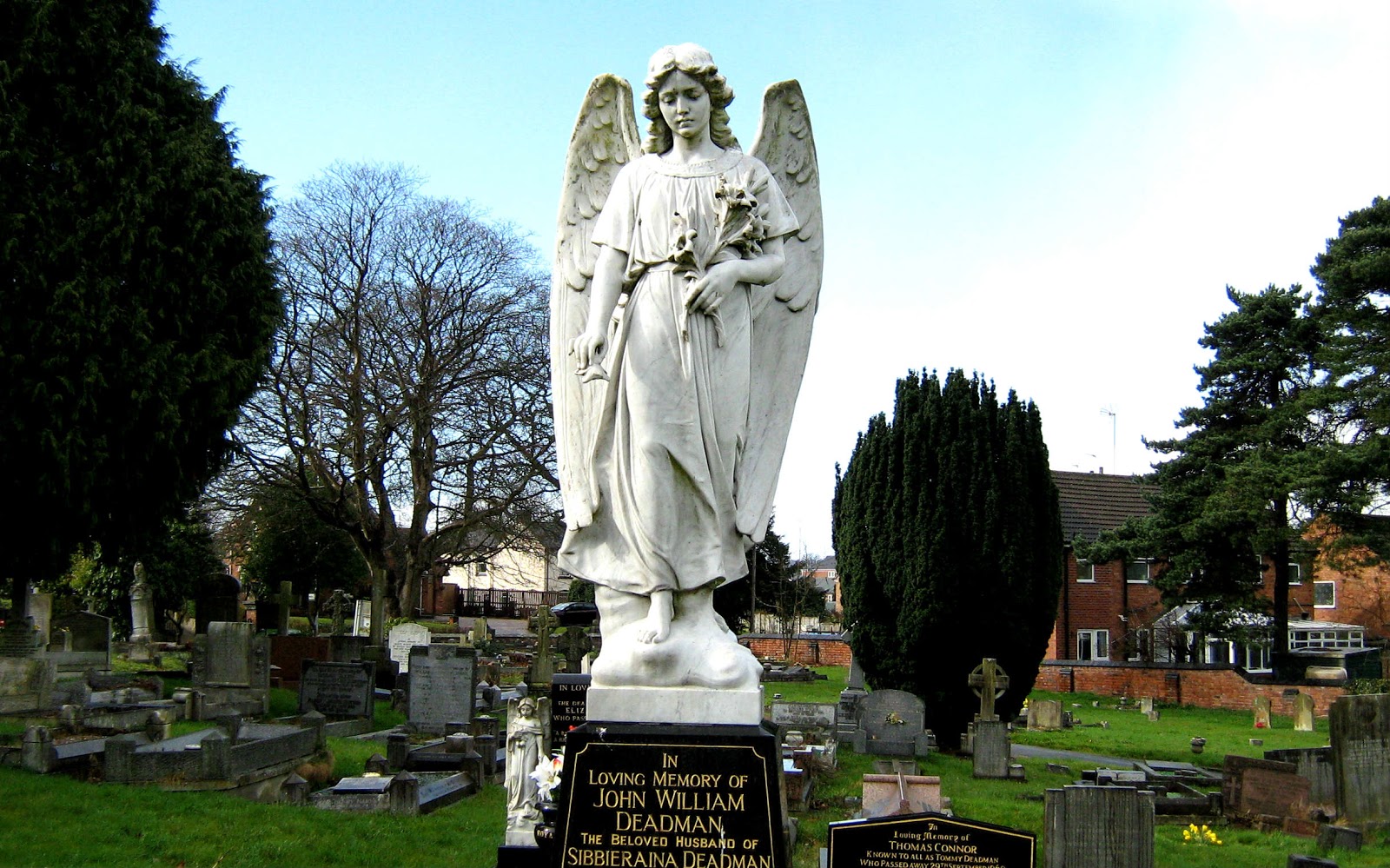 Staffordshire Photo Deadman in cemetery