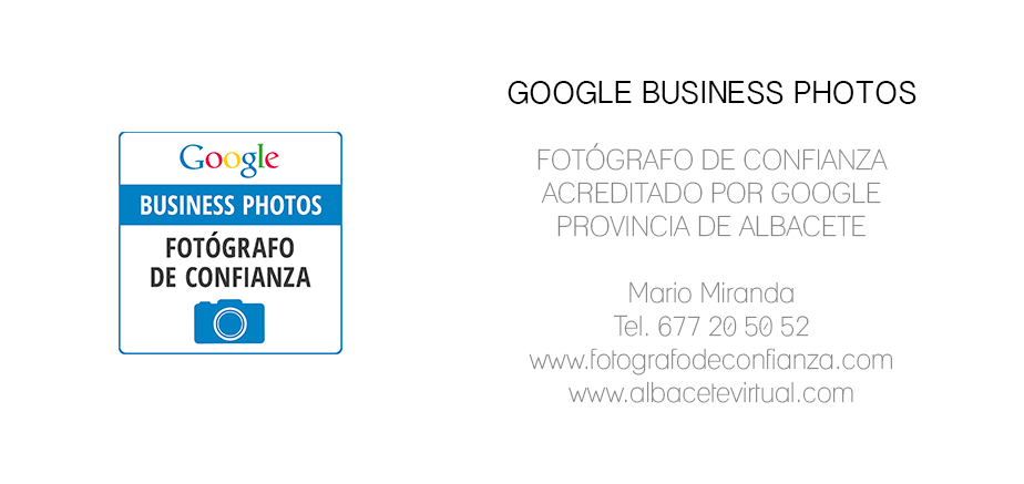 Fotógrafo de confianza - Google fotos de negocios - Google Business Photos