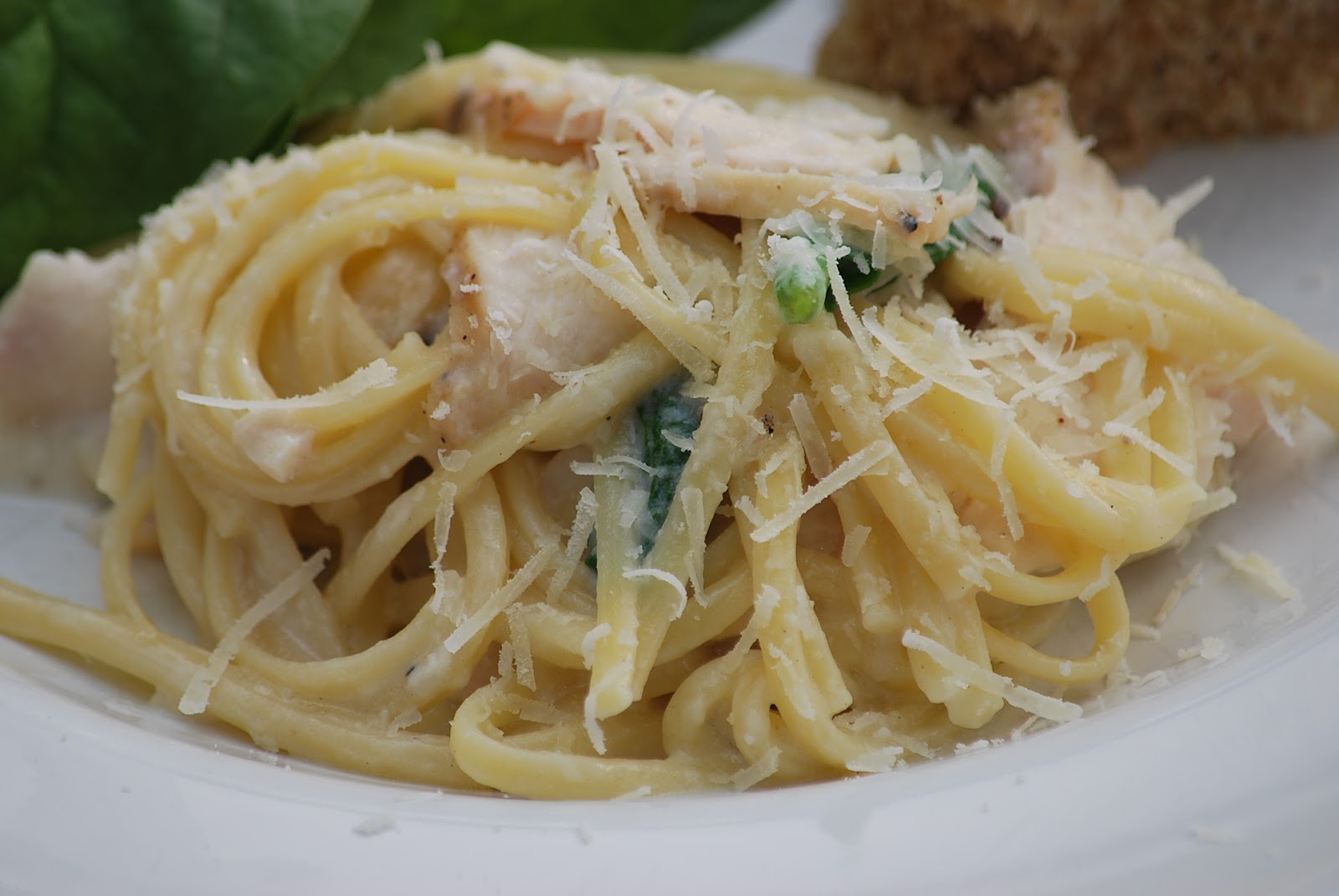 My story in recipes Grilled Chicken Florentine Pasta