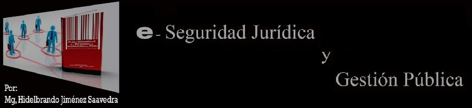 e-Seguridad Juridica y Gestión Pública