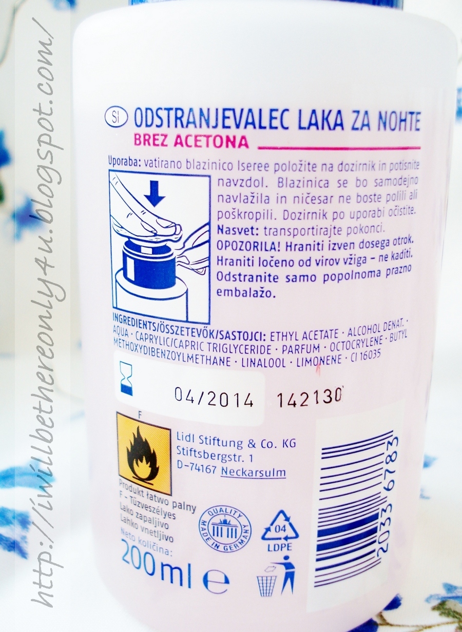 Joanna bloguje ♥ blog kosmetyczny RECENZJA Cien Nail Polish Remover