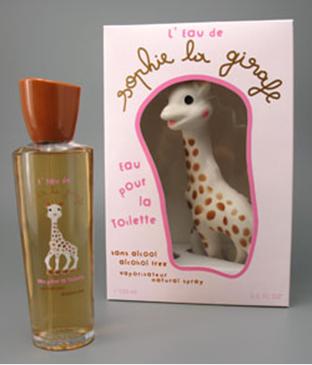 هدايا للاطفال البنات  Les+parfums+pour+enfants+sophie+la+girafe