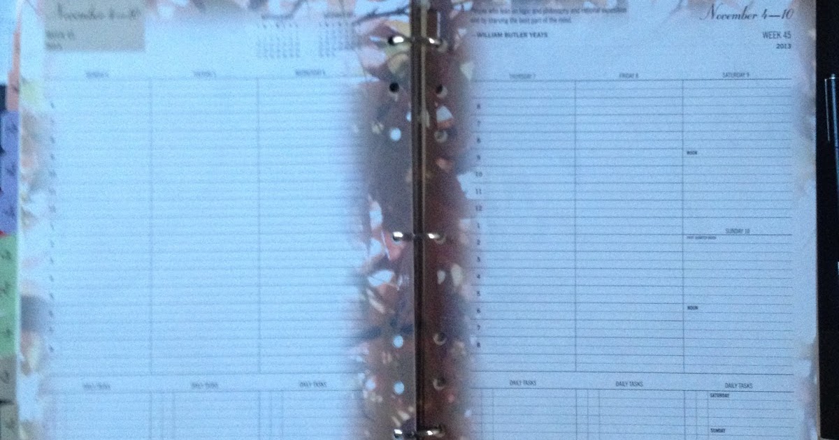 Plannerisms Cassandra's Franklin Covey Monarch size weekly planner