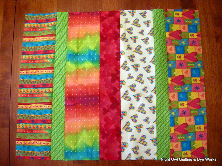 Night Owl Quilting & Dye Works Fat Quarter Place Mat Tutorial