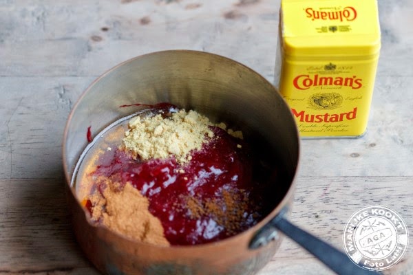 Ham met cranberry glazuur Ham met cranberry glazuur