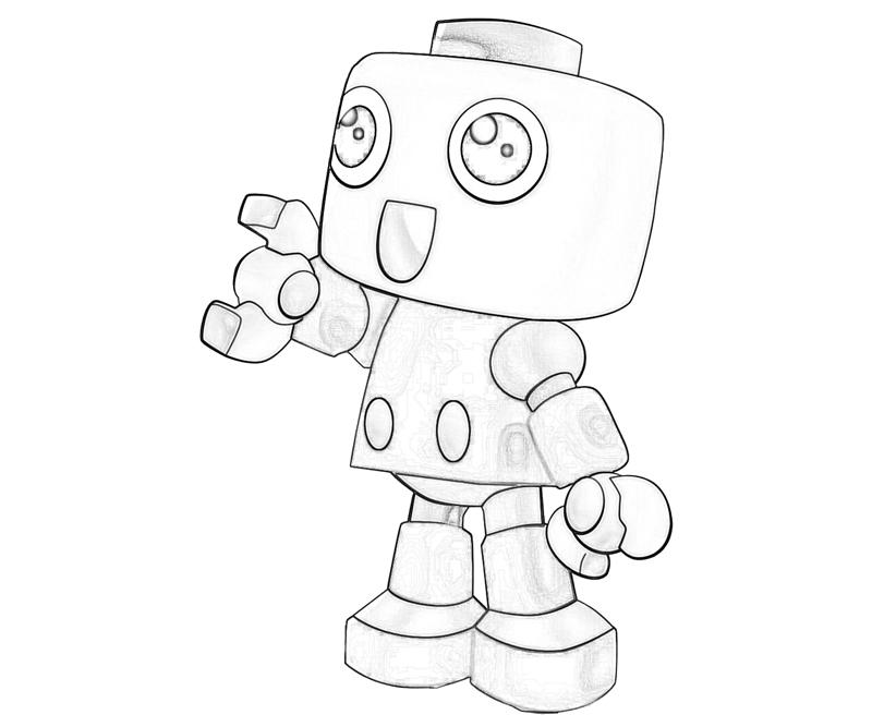 Servbot Playing Coloring Pages servbot-playing-coloring-pages