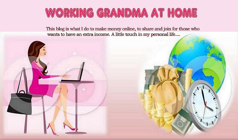 Working Grandma At home