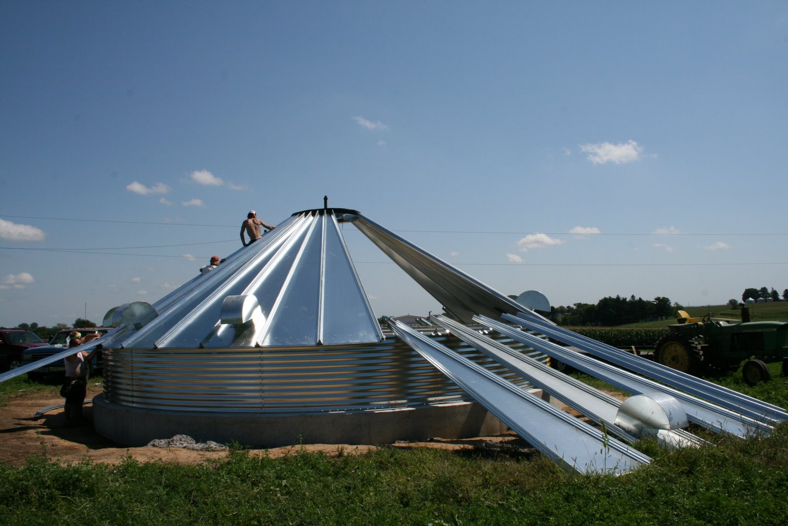 little farmer boys the grain bin