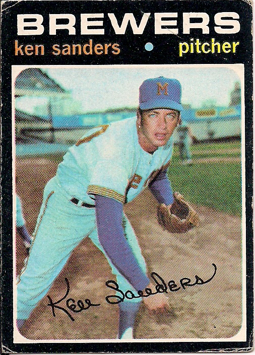Topps 1971 no. 116 ken sanders