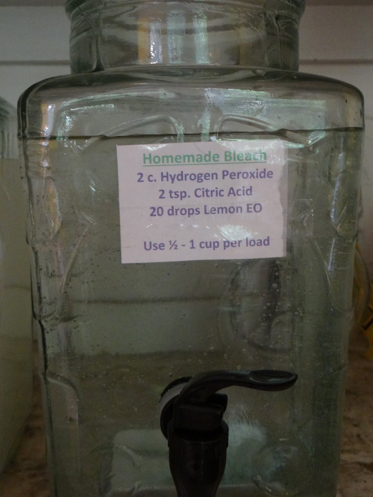 The GRAY Area Easy DIY Laundry Detergent and Bleach!