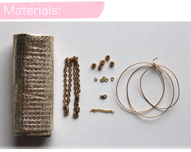 DIY leather stud necklace Lotts and Lots Making the everyday beautiful