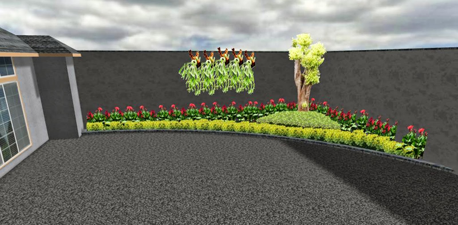 Jasa Design Taman 3D | jasa pembuatan taman | sketsa taman - Tukang