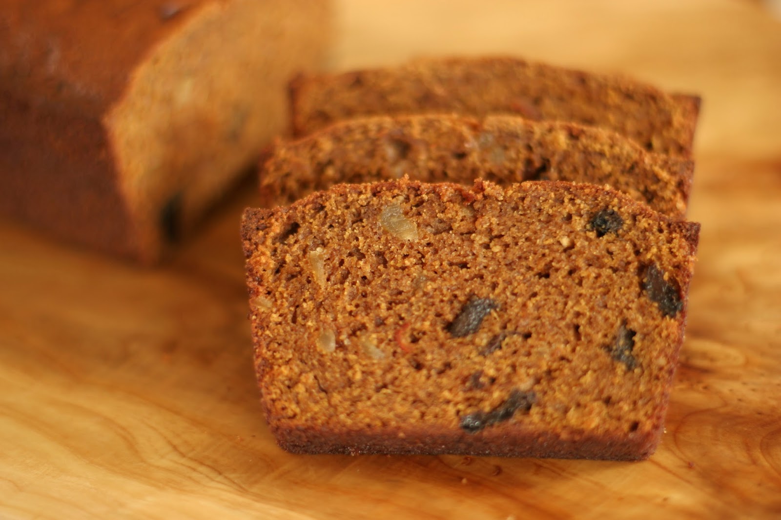 All Our Fingers in the Pie Molasses Pumpkin Loaf with Candied Ginger