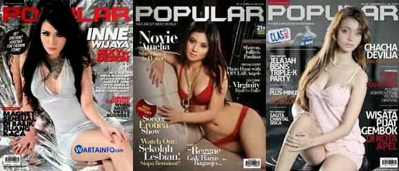 Galeri Foto Artis Dan Model Indonesia di Majalah Popular