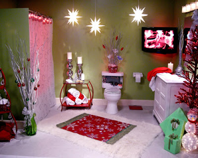 Christmas Bathroom Theme