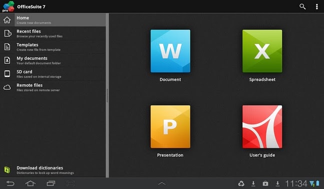 OfficeSuite Pro 7 (PDF& Fonts) android apk - Screenshoot OfficeSuite Pro 7 (PDF& Fonts) v7.4.1608 Apk Download