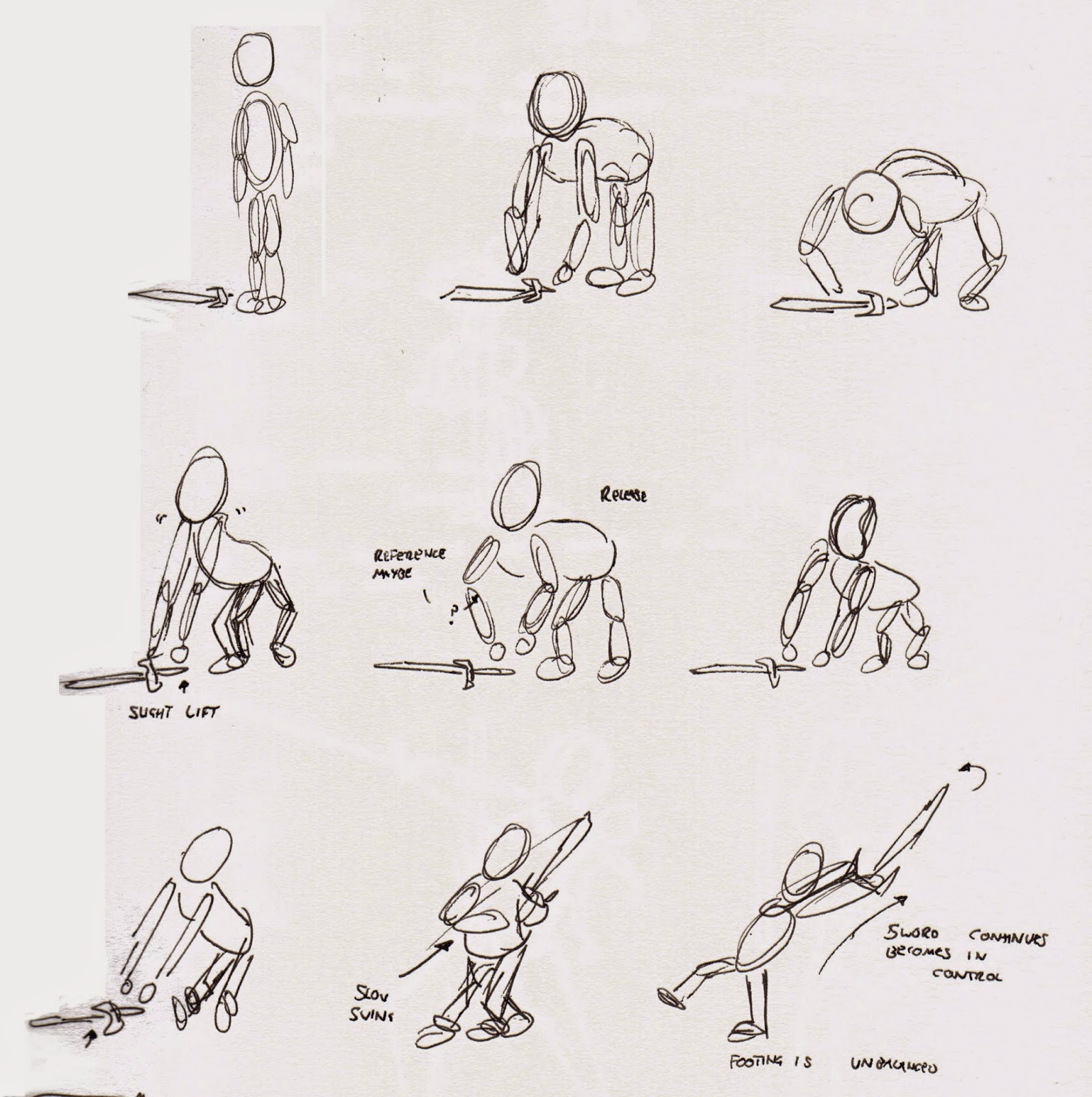 Concepting Story Ideas Sword Swing Thomas Fyfe