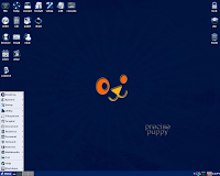 Ambiente de trabalho do Puppy Linux versão 5.5. (Fonte: DistroWatch) Puppy_Linux_5.5
