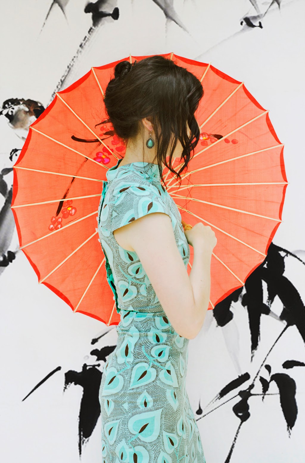 Esther from the Sticks Summer Sewing Oriental Inspired Dress