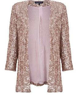 French Connection Crepe Sequin Jacket