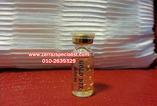 Gold wrinkles smoothing serum, produk zarraz paramedical, serum muka, botox, gold serum, kedai zarraz di subang