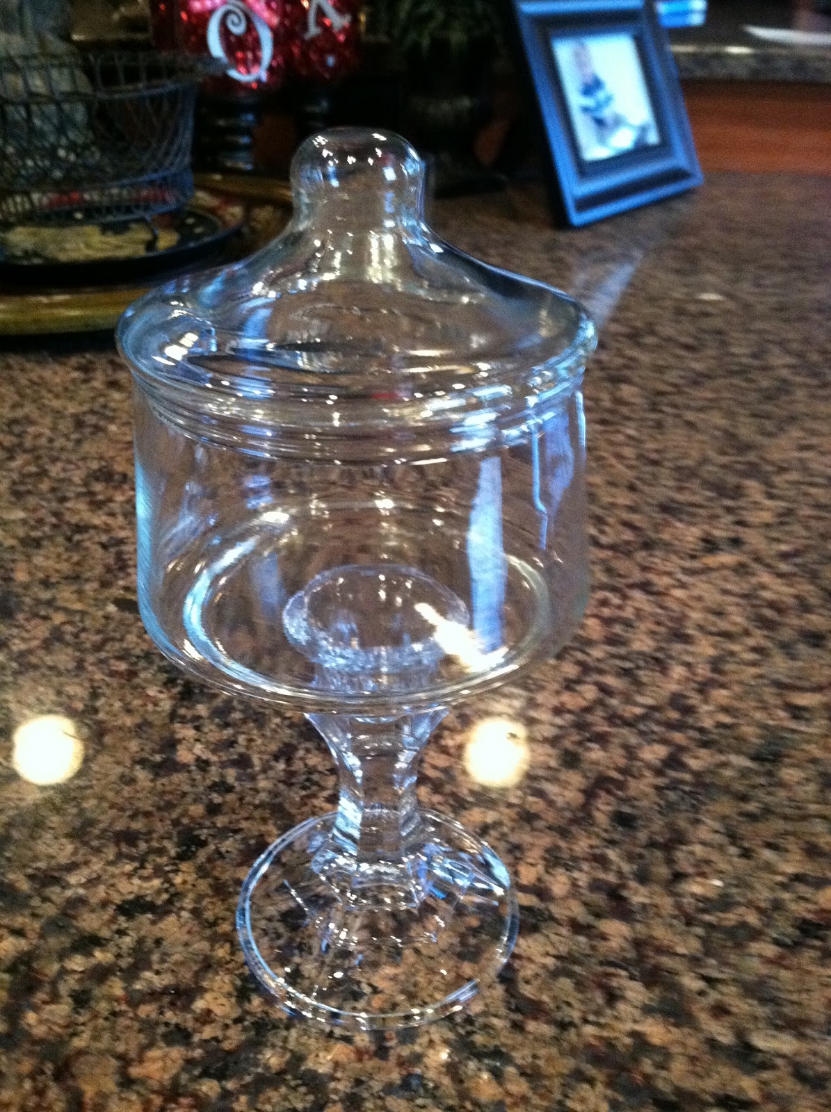 Dixie of all Trades Dollar store apothecary jar