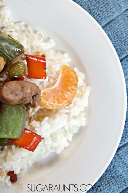 Asian Chicken recipe for kids and families, part of the Cooking with Kids A-Z series where kids can cook their way through the alphabet with healthy meal ideas.