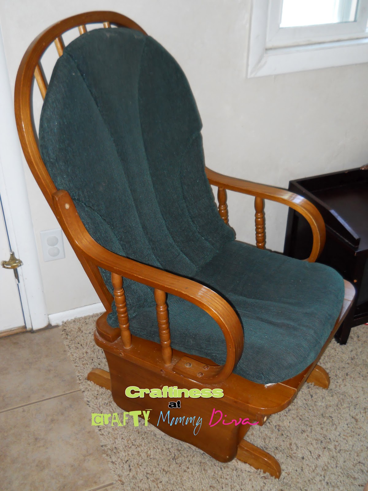 Crafty Mommy Diva Rocking Chair REDO