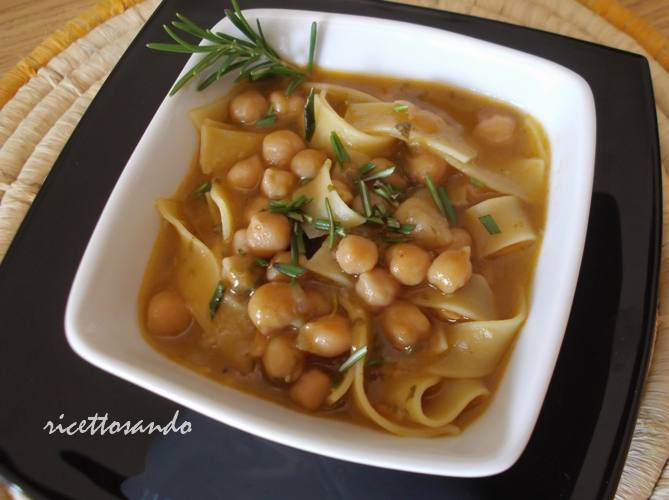 Ricettosando ricette di cucina Pasta e ceci