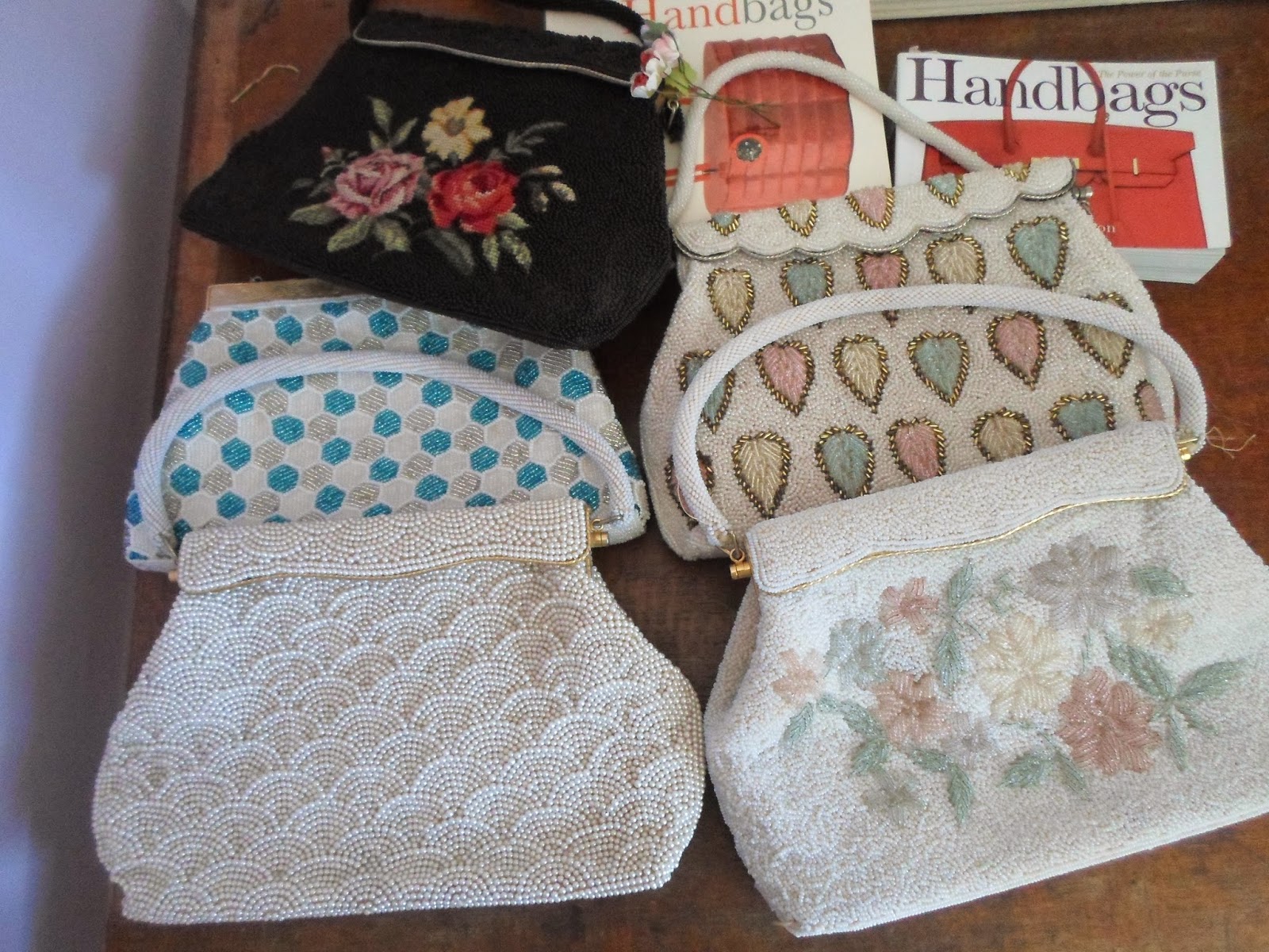 1950s Vintage Beaded Purses GracefullyVintage