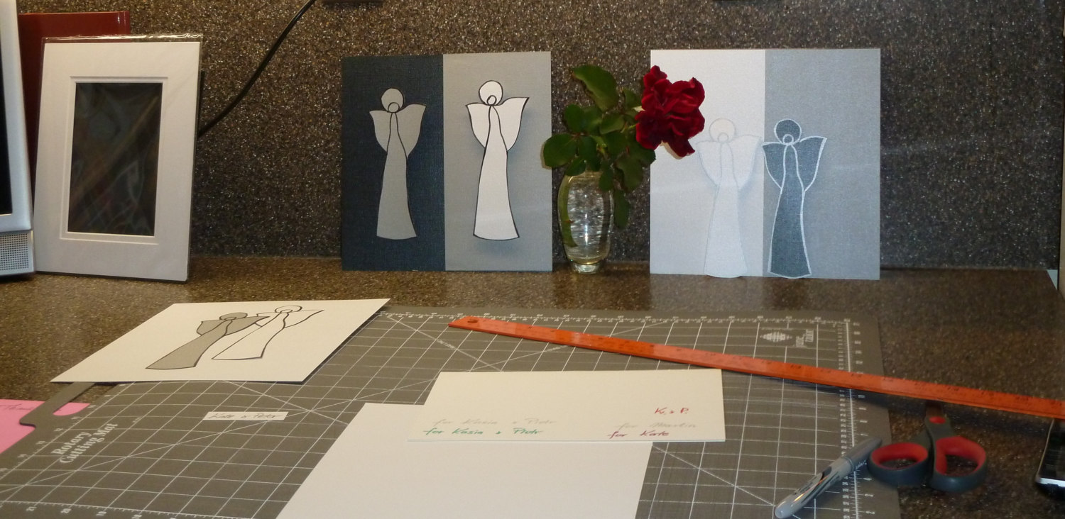 Etsy Studios Mostly Black and White Framed Art